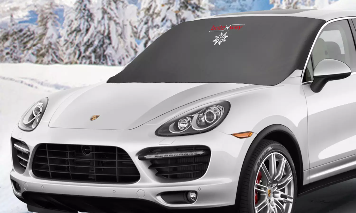 Windhield or Mirror Snow Cover and Protector from BriteNWay (Up to 48% Off) - Primary Image