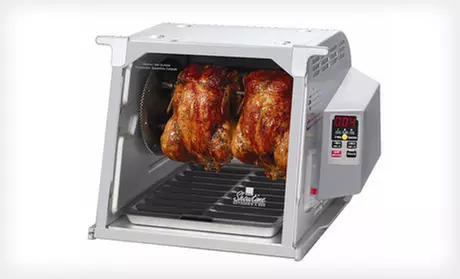 $119 for a Ronco Digital Showtime Rotisserie and Barbecue Oven ($179.99 List Price). Free Shipping and Free Returns. - Primary Image