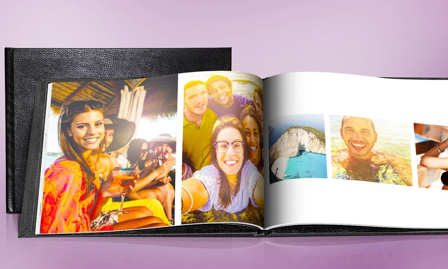 Image 3: Personalised Leather Photo Book