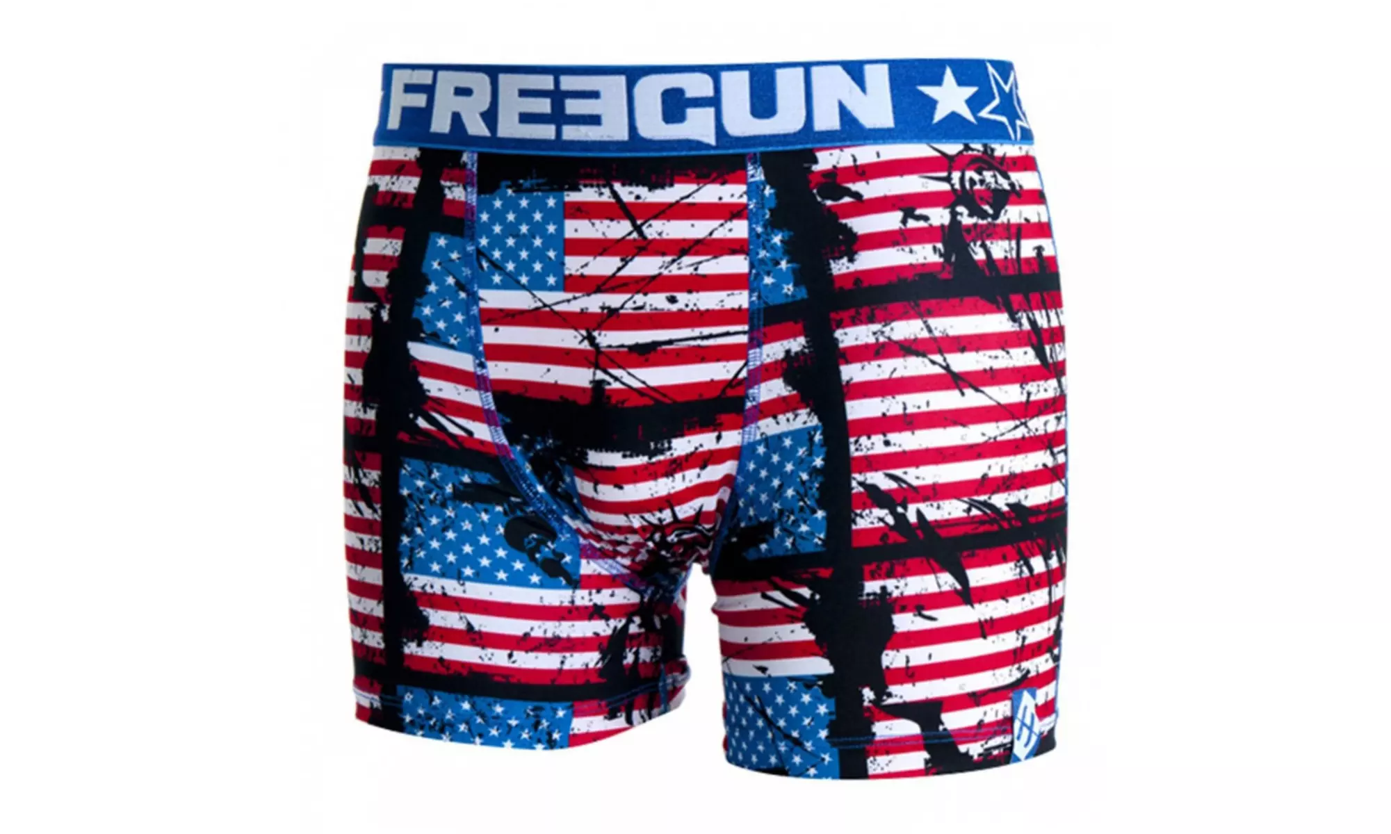 Pack de 5 Boxers de la marque Freegun pour Homme collection Flag - Second Medium