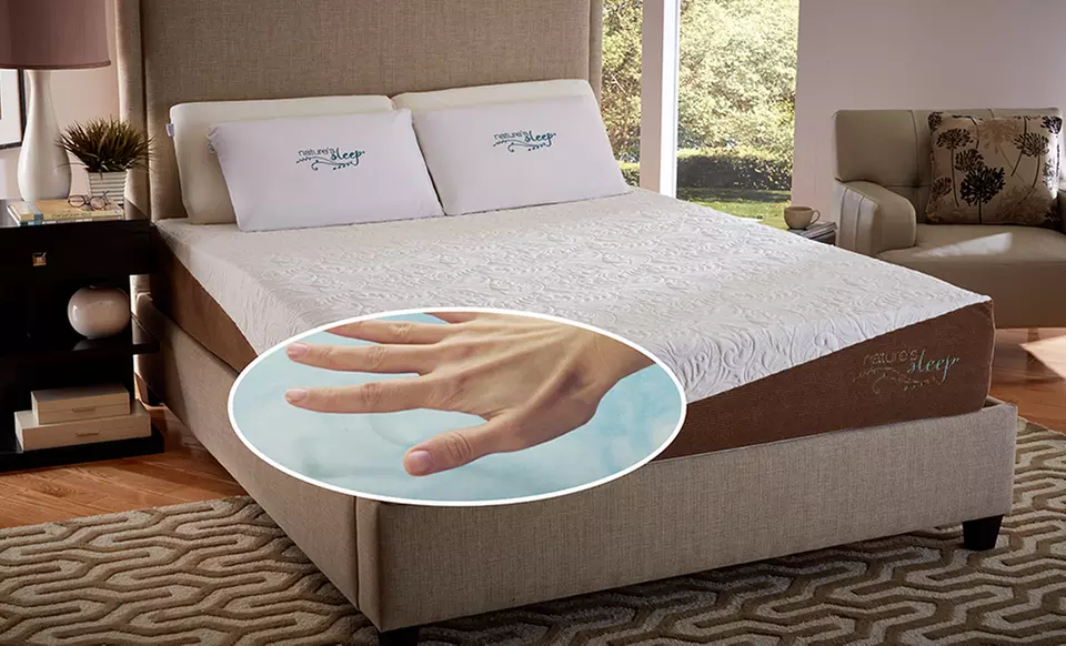 Hot Buy: Nature's Sleep 12" Gel Memory-Foam Mattress with Optional Foundation. From $379.99-$999.99. 20-Year Warranty. - Primary Image