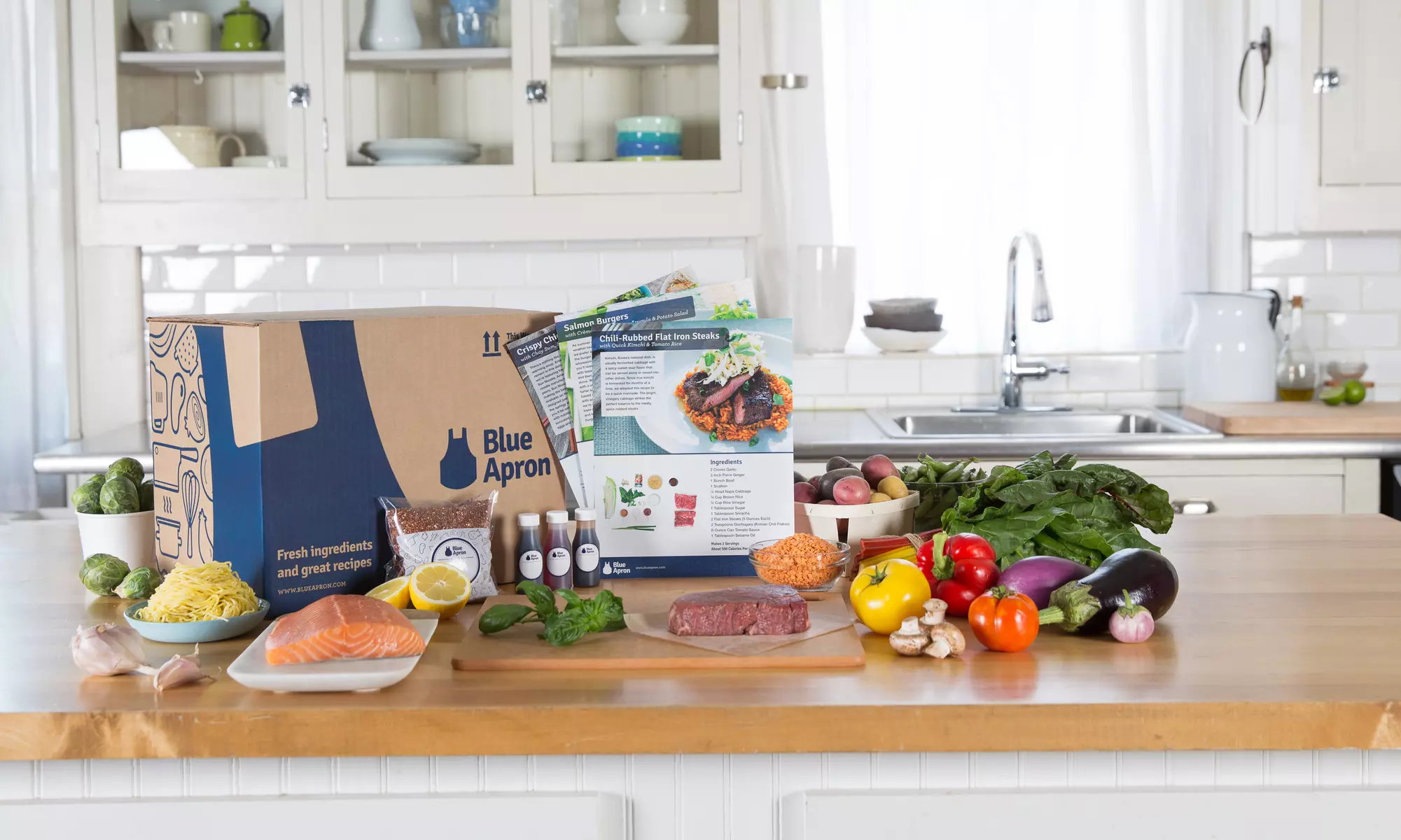 Delivered Meals for Two or for a Family, with Shipping from Blue Apron (Up to 52% Off)    - Primary Image