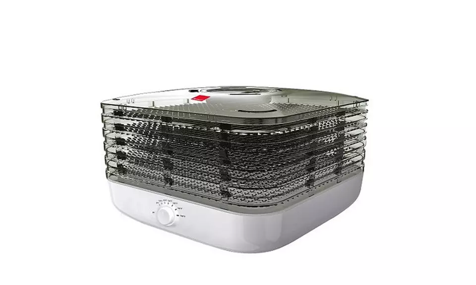 Ronco 5-Tray EZ-Store Turbo Dehydrator with Leather and Herb Screens - Second Medium