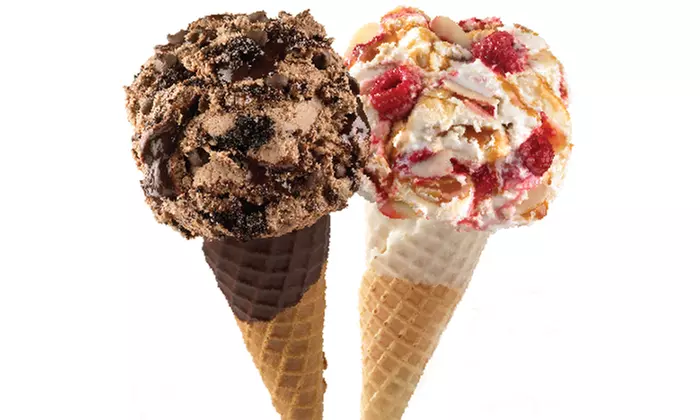 C$9.99 for Two Medium and Two Small Ice Cream Cones at Marble Slab Creamery (Up to C$21.96 Value) - Primary Image