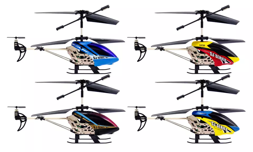 SJ-Series Gyro-Stabilized Crash-Resistant 3.5-Channel RC Helicopter - Primary Image