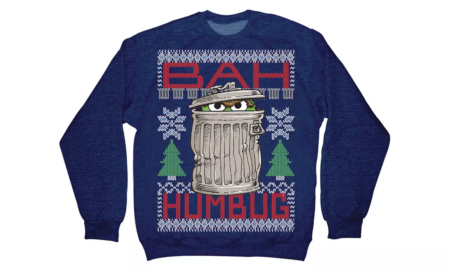 Men's TV & Movie-Themed Ugly Holiday Sweatshirts - Second Medium
