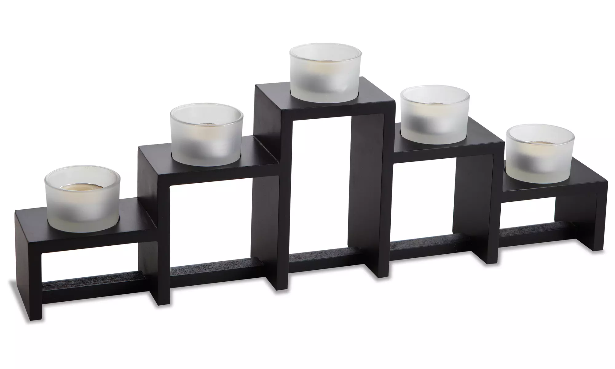 Order Home Collection 5-Tier Wood Votive-Candle Holder - Second Medium