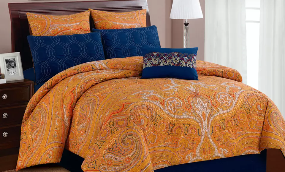 U.S. Polo Assn. Seven-Piece Bedding Sets (Up to 81% Off). Free Shipping and Returns. Multiple Options Available. - Primary Image