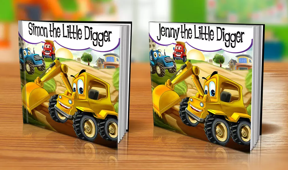 $9 or $14 for Softcover or Hardcover "The Little Digger" Personalized Kids Book from Dinkleboo (Up to 65% Off)  - Primary Image
