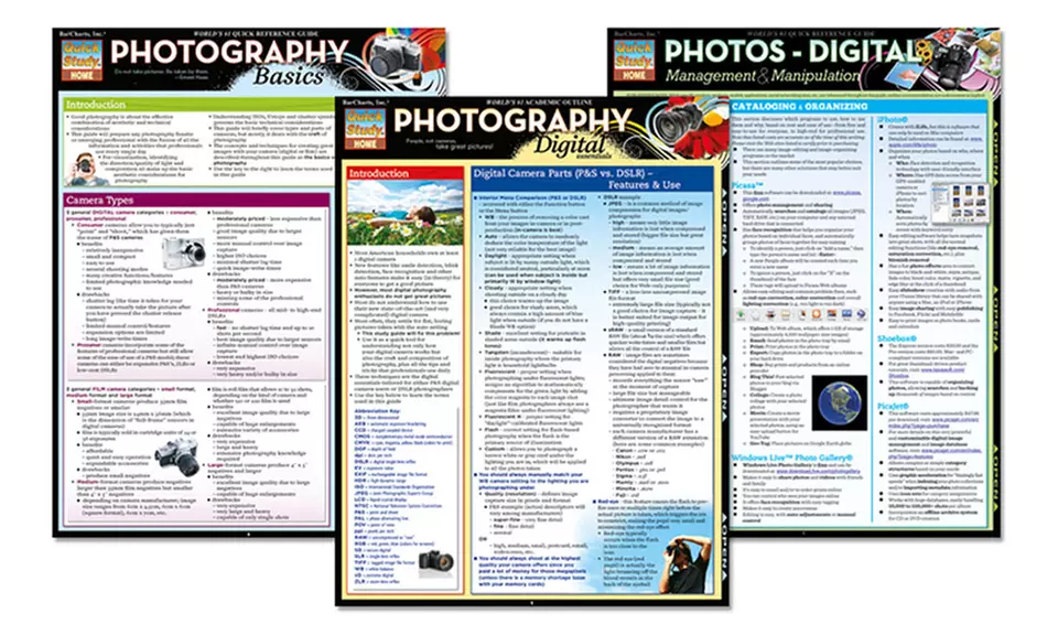 Photography Tips, Tricks and More Laminated Reference Guide  - Primary Image