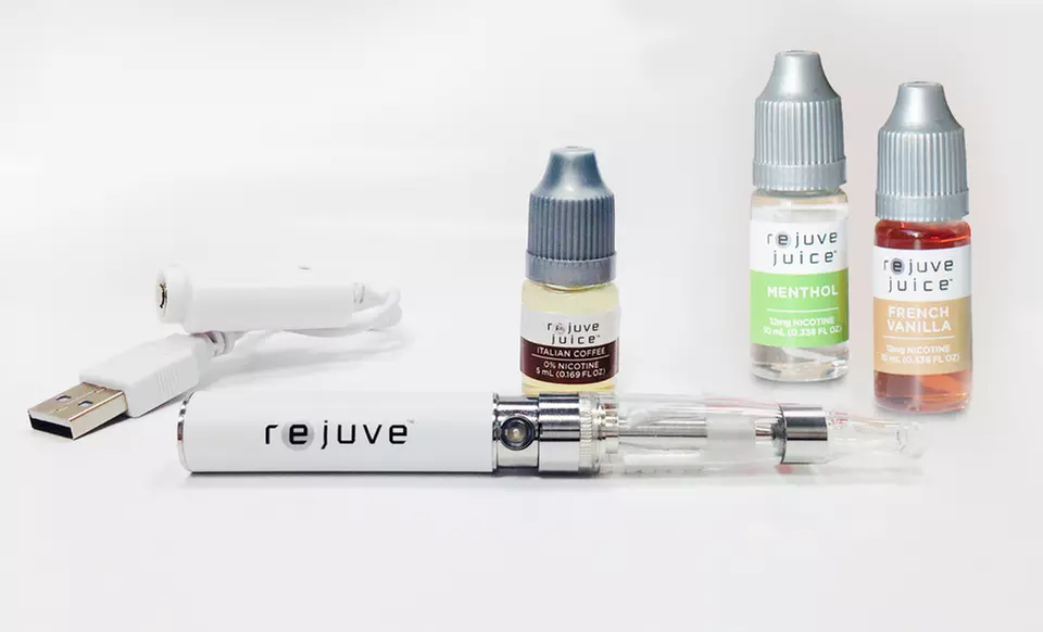 Classic or Nicotine-Free e-Cigarette Vape Juice Pen Kit from Rejuve Cigs. Multiple Flavors Available. - Second Medium
