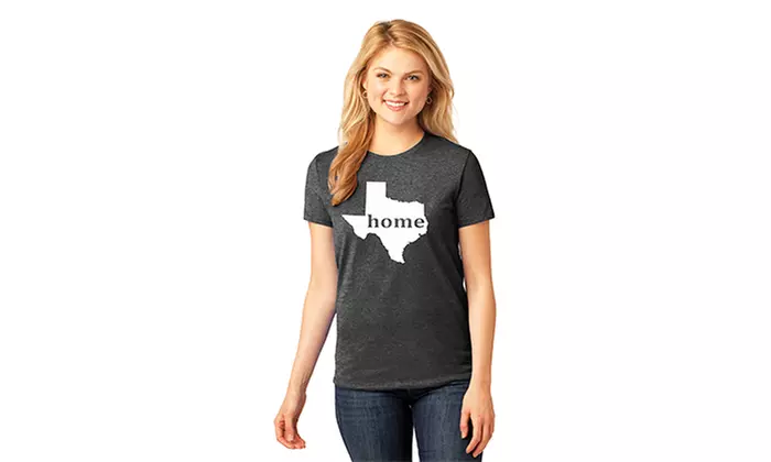One or Two Custom Home State T-Shirts from Embellish Accessories and Gifts (Up to 59% Off). All 50 States Available. - Second Medium
