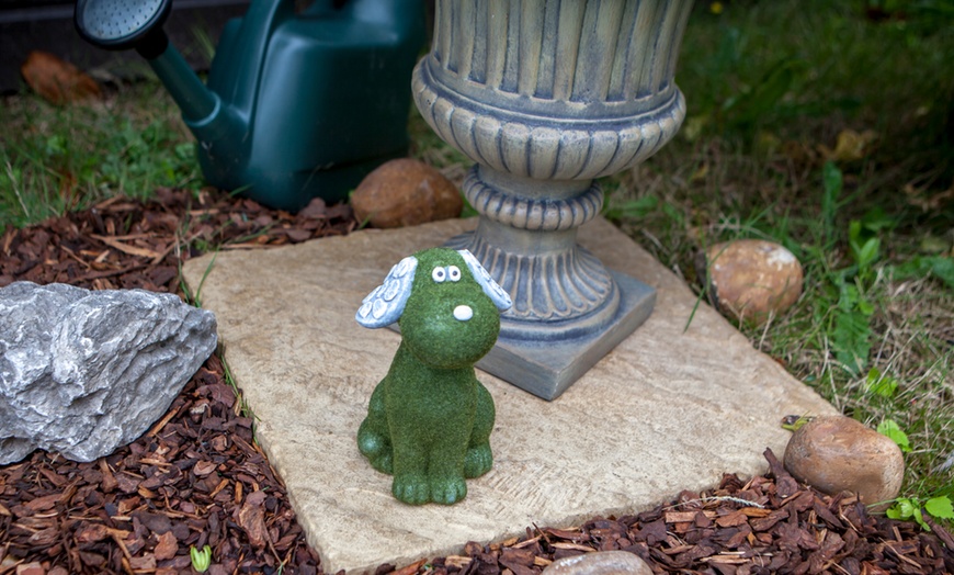 Image 10: Flocked Garden Ornaments
