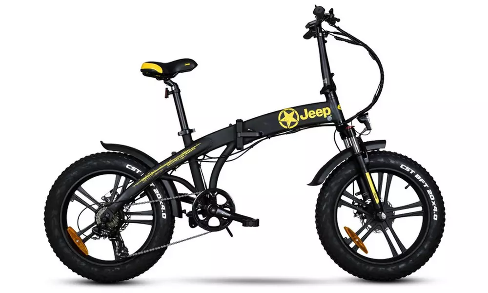 Jeep Black Electric Bike - Primary Image