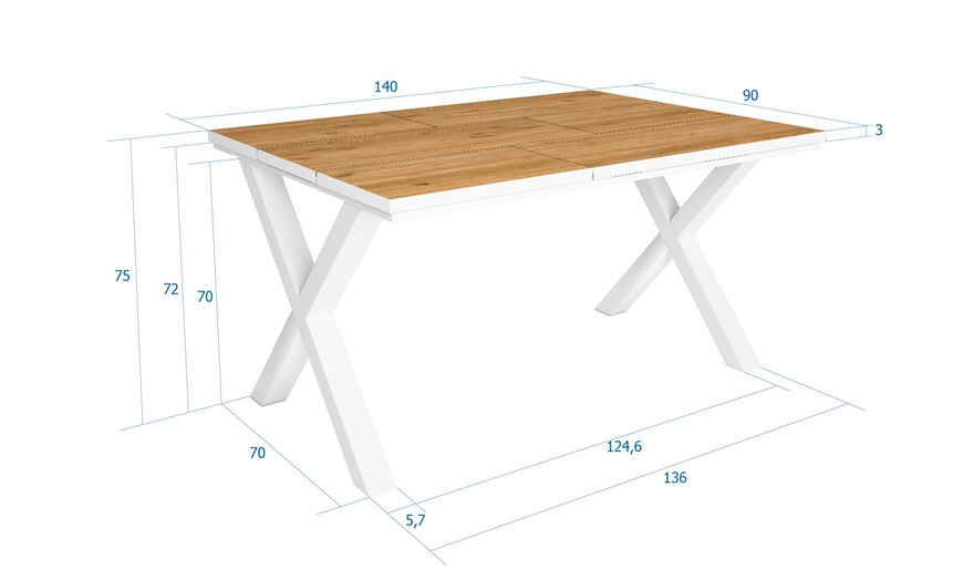 Image 29: Table en bois style rustique