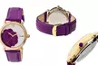 Bertha Daphne Ladies' Mother-of-Pearl Leather-Strap Watch - Second Medium