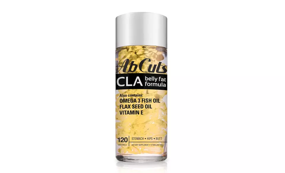 AB Cuts CLA Belly Fat Formula Weight-Loss Capsules (120- or 240-Count) - Second Medium