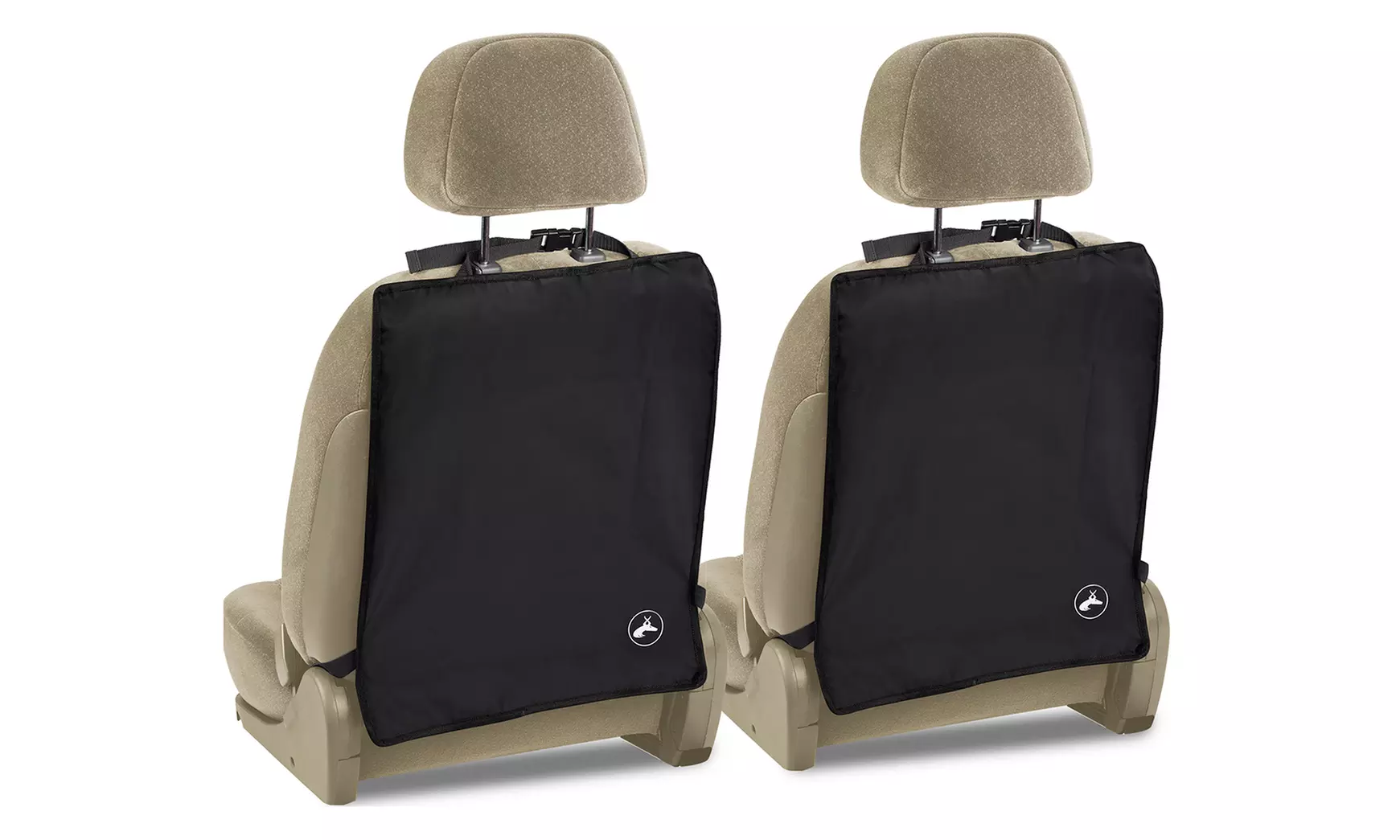 Car Seat Back Protector Kick Mats (2-Pack) - Second Medium