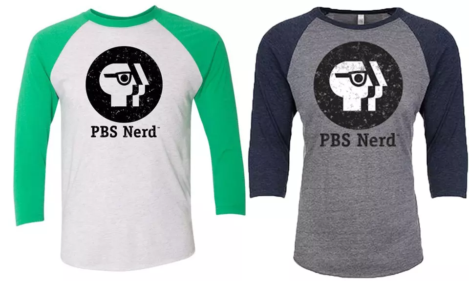 PBS Nerd Raglan Shirt   - Primary Image