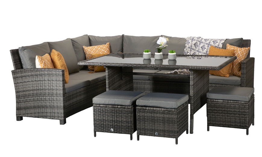 Image 5: Cuba Corner Dining Sofa Set