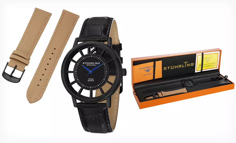 $59.99 for a Stührling Original Men's Watch ($345 List Price). 4 Designs Available. Free Shipping and Returns. - Second Medium