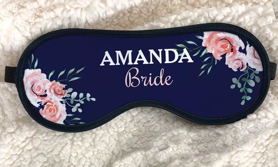 Personalized eye masks for a perfect sleep