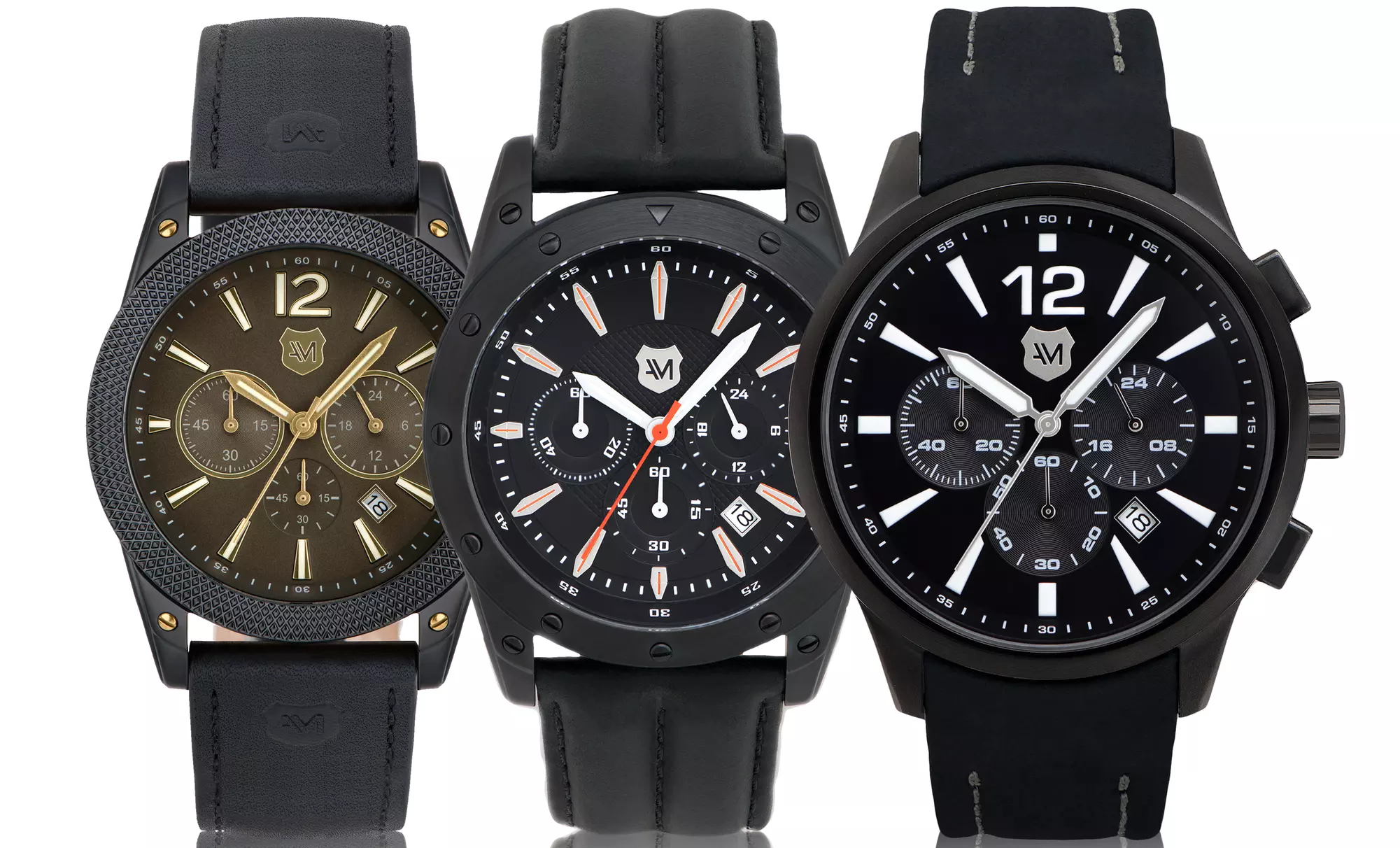 Andrew Marc Men's Watch in Club Varsity, Heritage Racer, or Large Chrono Style from $114.99–$124.99 - Primary Image