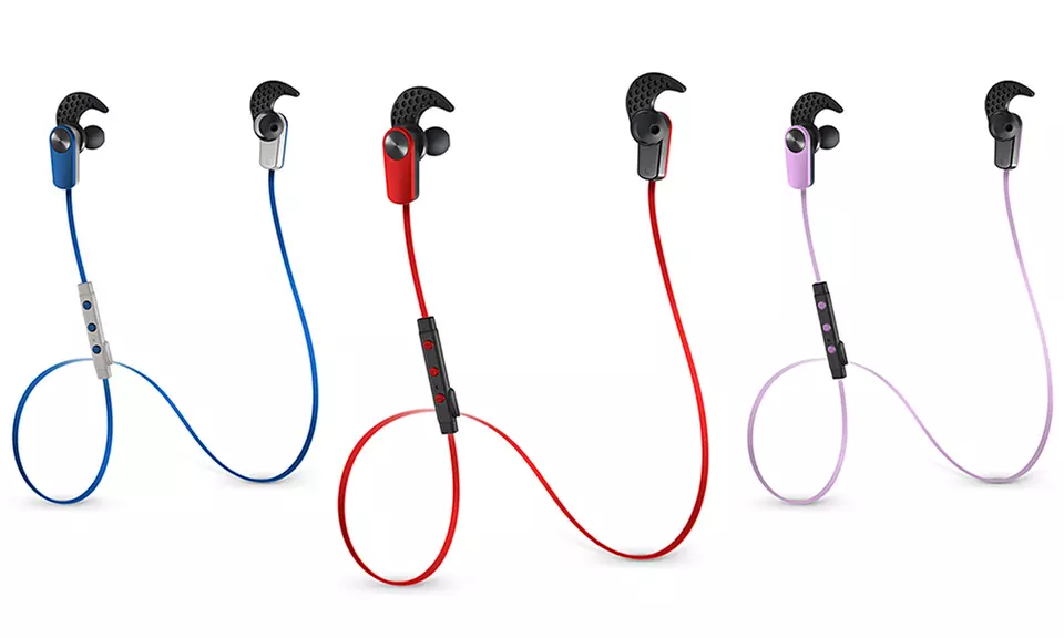 Photive Sweat-Proof Wireless Bluetooth Stereo Earbuds with Built-In Microphone - Primary Image
