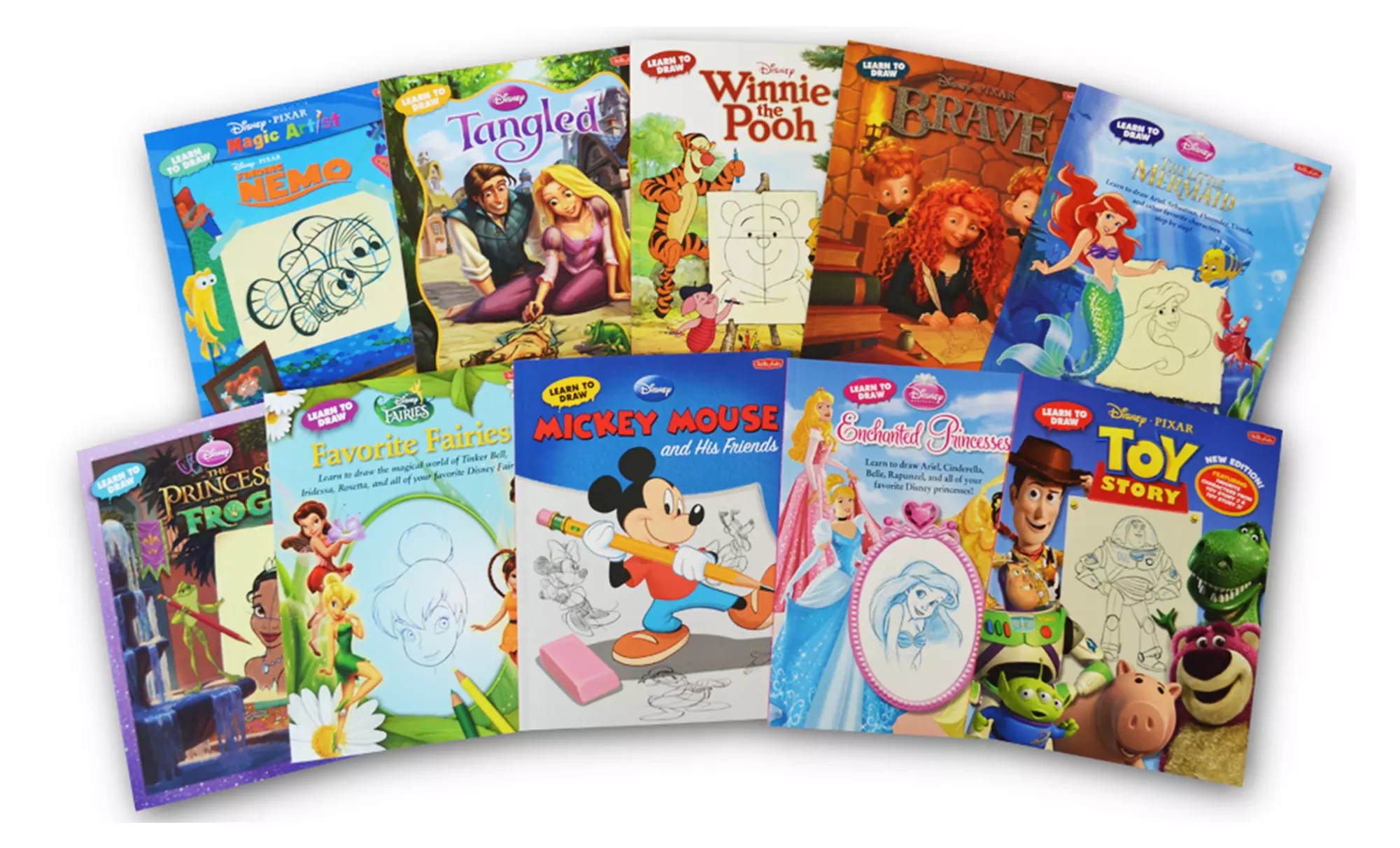 Disney Learn To Draw 10-Book Set - Primary Image