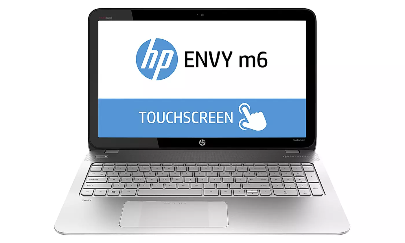 HP ENVY m6-n113dx Touchscreen Laptop with AMD Quad-Core Processor and 6GB RAM (Manufacturer Refurbished) - Primary Image