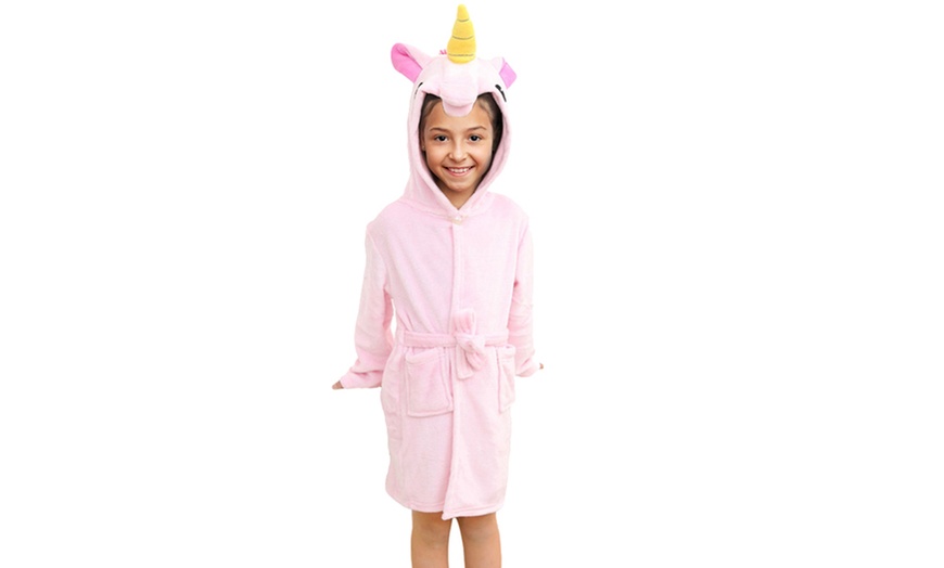 Image 4: Unicorn Bathroom Robe