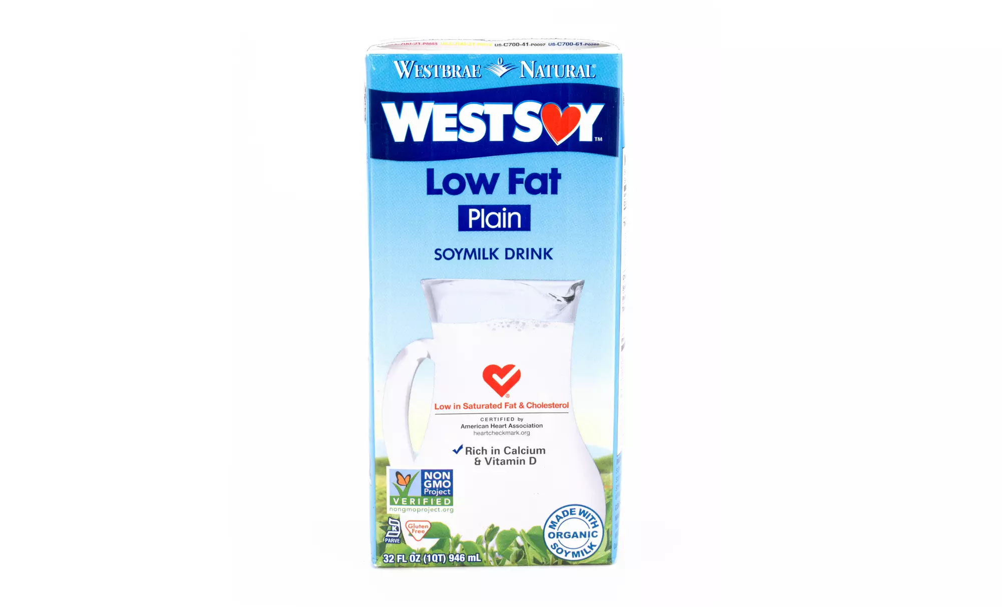 WestSoy Plain or Vanilla Low Fat Soymilk; 12-Pack of 32 Fl. Oz. Containers + 5% Back in Groupon Bucks - Second Medium