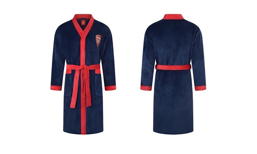 Image 2: Men's Football Dressing Gown