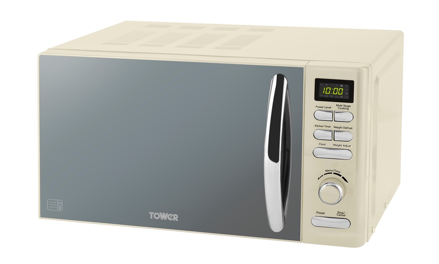 Image 25: Tower Microwave, Kettle and Toaster