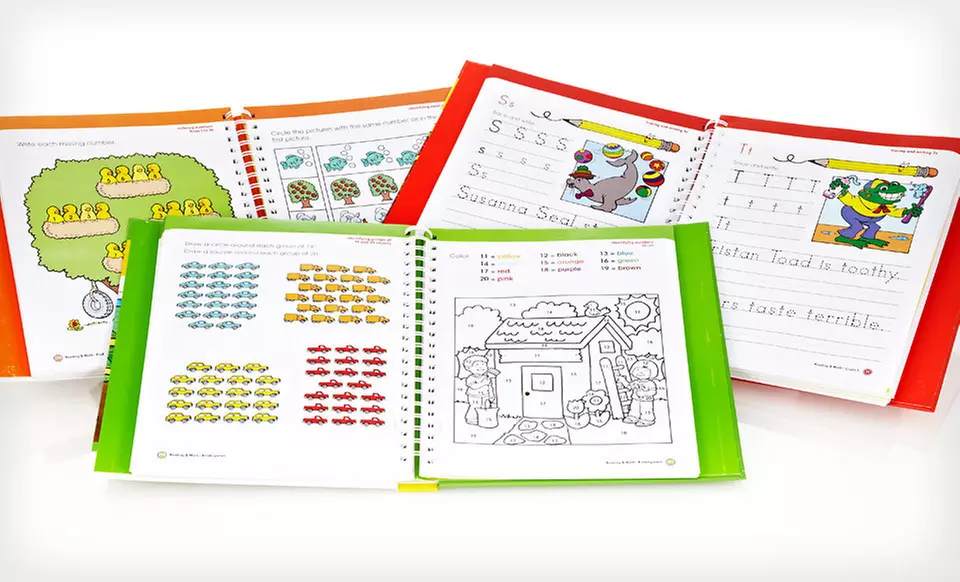 $19.99 for a Three-Book Scholastic Math and Reading Workbook Set ($44.97 List Price). Free Shipping. - Second Medium