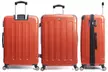 Set de 3 valises Bluestar en polycarbonate, 4 roues 360°, collection Tunis - Second Medium