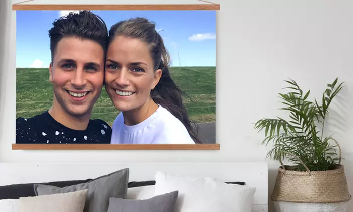 Textilposter mit eigenem Foto von 30 x 30 cm bis 60 x 90 cm bei Lieblingsfoto.de (bis zu 72% sparen*) - Primary Image