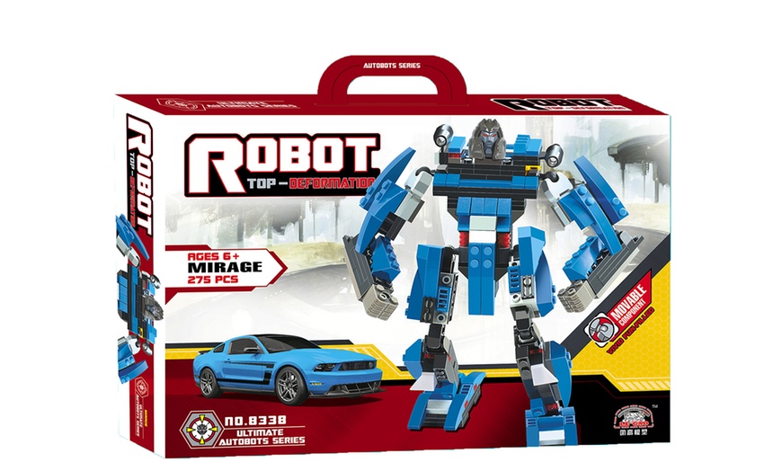 Image 2: Robots Building Blocks Set