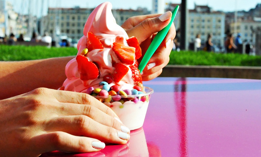 Image 2: Gourmandise glacée au choix et hand spinner