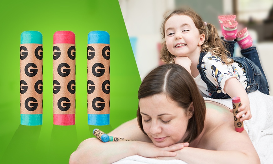 Image 1: Enter our prize draw to win the world’s first massage crayons!