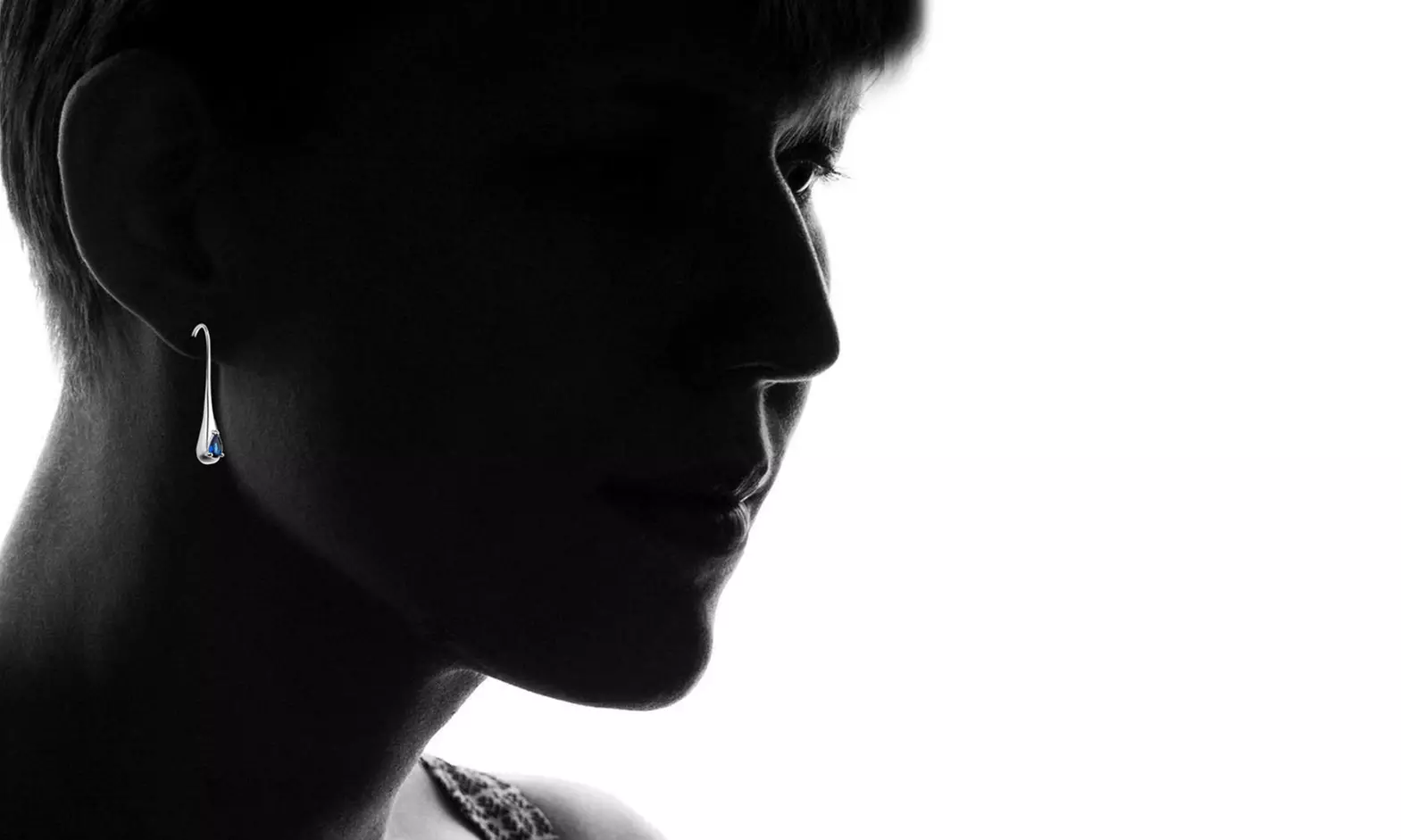 Sterling Silver Gemstone Water Drop Earrings by DreamGem - Second Medium