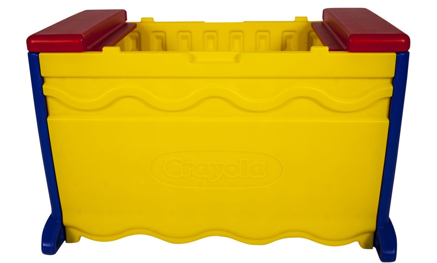 Image 3: Crayola Draw 'n Store Toy Box