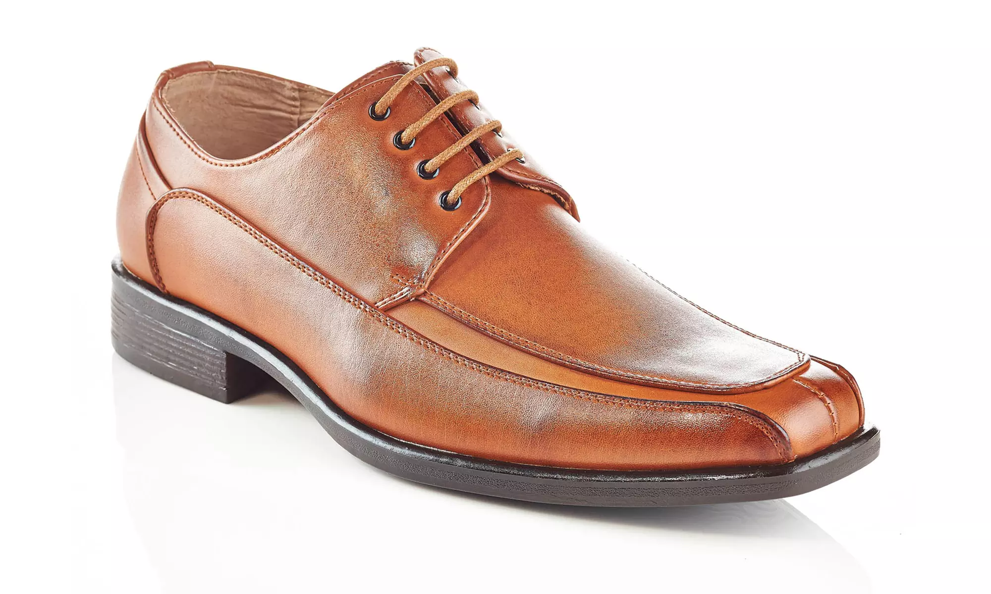 Franco Vanucci Medicci Men's Lace-Up Dress Shoes (Size 7.5) - Second Medium