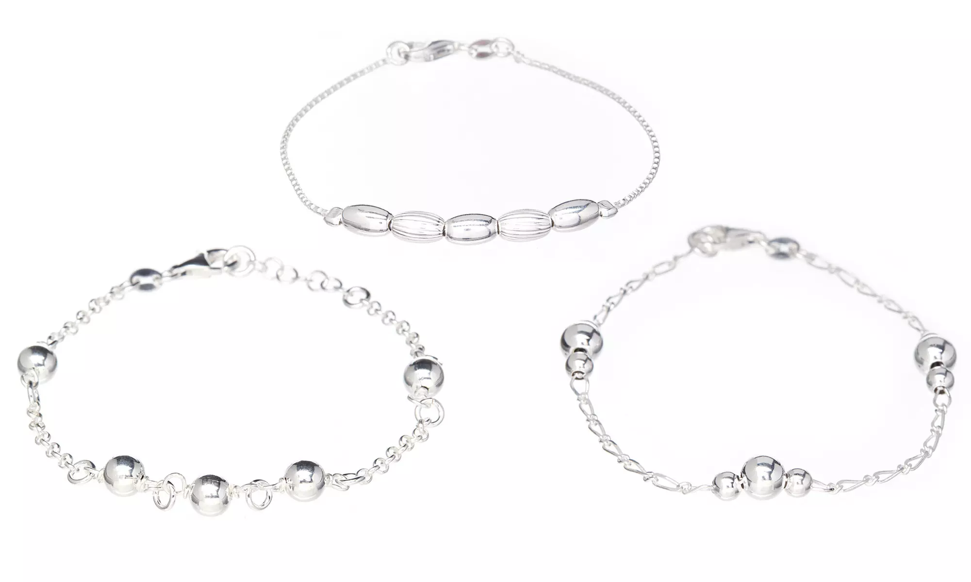 Italian Sterling Silver Bracelets - Primary Image