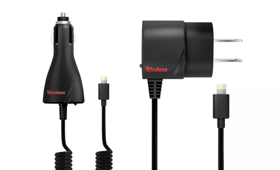 Apple-Certified iPhone 5/5S Home and Car Charger. Free Returns. - Primary Image