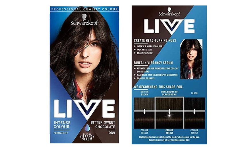 Image 13: 1 ou 2 boîtes de teinture cheveux "Live Intense Colour" de Schwarzkopf