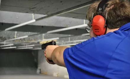 Shooting-Range Outing with Handgun Rental and Optional Introduction to Handguns Class at Range USA (Up to 62% Off) - Primary Image