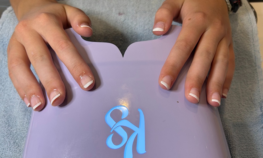 Image 1: Get Gel Polish, Manly, or Regular  Manicure & Pedicure