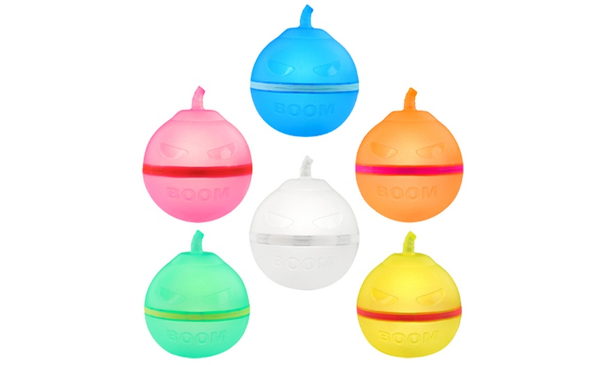 Image 9: Pack de 6 globos de agua reutilizables