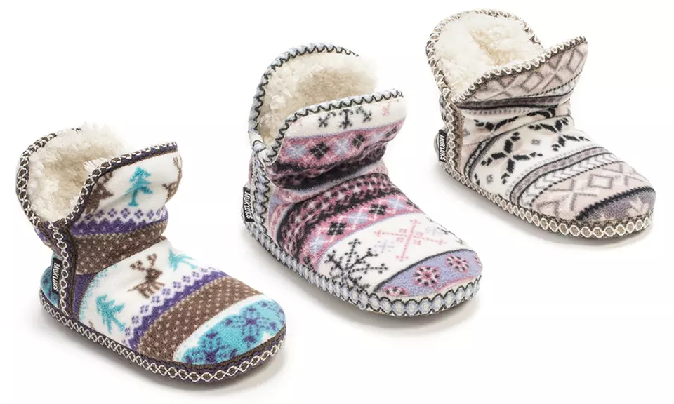 Muk Luks Amira Women's Fleece Slippers - Primary Image